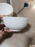 斯凯绨（Sky Top）面碗陶瓷米饭碗骨瓷汤碗纯白家用酒店餐具6英寸奥碗4件套装 实拍图