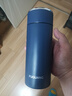 富光 保温杯高档男女316不锈钢学生便携泡茶大容量水杯年货礼品定制 墨蓝450ml【316内胆】 实拍图