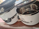 贝瑟斯 304不锈钢三层饭盒 学生保温餐盒大容量上班族便当分层饭桶2.4L 实拍图
