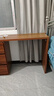 巴瑟实木梳妆台斗柜一体卧室现代简约2025新款可转角书桌床尾柜化妆桌 【实木加厚板材】100CM桌+60CM三斗柜 实拍图
