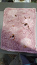 【加厚】冬天保暖双面绒速热加厚宿舍办公室午睡毯毛毯宠物可用毯 花型颜色随机 70cm*50cm 1条装 实拍图