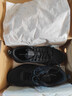 361°运动鞋男鞋秋冬季透气网面跑鞋黑色通勤轻质户外慢跑步鞋 曜石黑/烟灰【透气网布】 40 实拍图