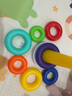 MKBIBI叠叠乐婴儿套圈玩具早教不倒翁彩虹套圈环积木1-3岁生日礼物 实拍图