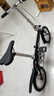 大行（DAHON） 412折叠自行车14英寸单速超轻迷你铝合金学生成人单车BYA412 黑色 实拍图