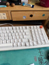 联想（Lenovo）MK9机械键盘电竞游戏有线GASKET结构98配列单光音量旋钮键线分离全键无冲适配拯救者电脑 樱花白 实拍图