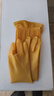 东方红 55CM橡胶手套加长袖防水耐用胶皮厨房保洁清洁洗衣加厚耐油污 1双装(黄色) L码 实拍图