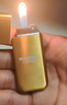 超薄珍珠打火机金属砂轮明火充气实用礼品打火机锌合金 金色 单机 1个 实拍图
