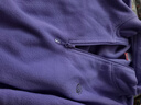 探拓（TECTOP）抓绒衣 户外加厚保暖女抓绒衣纯色立领半开衫柔软舒适抓绒衣 WZRY034 女款丁香紫 2XL 实拍图