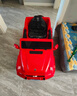 福儿宝奔驰授权大G儿童电动车玩具车可坐人四轮带遥控越野小孩宝宝送礼 四驱红+减震器+后备箱+皮座+软胎 实拍图