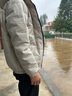 啄木鸟 轻薄羽绒棉服男士简约连帽加绒抗寒保暖防风短款羽绒棉衣服外套 XG22豆灰 XL 【115-130斤】 实拍图