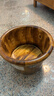 川柏香实木泡脚桶木桶洗脚盆木桶家用足浴桶泡脚木质香柏木碳化木制脚盆 26cm 【碳化无盖】+艾30 实拍图