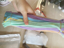 彩色毛根手工编织马卡龙色扭扭棒幼儿园手工diy儿童制作毛绒条幼教手工课材料编织花朵小动物多彩扭扭棒 马卡龙混色100根/捆 实拍图