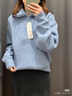 优衣库女装舒芙蕾拉链针织开衫/毛衣毛衫外套25新款480490 69 藏青色 M /160/84A 实拍图