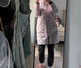 波司登25年冬季羽绒服男女情侣同款宽松中长款时尚加厚脱卸帽外套 实拍图