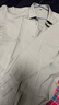 罗蒙长袖衬衫男士纯色商务休闲职业正装工装外套白衬衣男装 灰色 43  实拍图