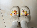 CROCS卡骆驰贝雅暖绒洞洞鞋女暖棉男棉鞋外穿拖鞋|206633 冬日白-11S (建议买大一码) 37 /38(230mm) 实拍图