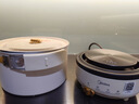 美的（Midea）电煮锅 电炒锅 便携式折叠锅 分体式小电锅 316L不锈钢 0涂层旅行出差烧水电水壶多功能锅XZC16X01 实拍图