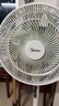美的（Midea）【幸运草安睡1S】一级能效直流变频声控电风扇家用遥控卧室静音落地扇台式桌面抗菌大风力转页扇 实拍图