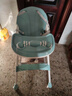 三条小鱼宝宝餐椅多功能可折叠便携儿童餐桌椅婴幼儿小孩可调节吃饭桌座椅 升级绿【靠背可躺+折叠+万向轮】 实拍图