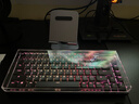 ROG夜魔机械键盘 无线/三模游戏电竞键盘 75配列NX冰暴灰轴 RGB热插拔客制化Gasket结构OLED屏 月耀白 实拍图