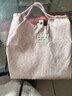 新款可爱碎花小白兔帆布包女单肩包大容量手提袋拎书布袋托特包包 粉色长耳兔【高品版】-无挂饰 实拍图