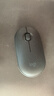 罗技（Logitech）时尚系列 PEBBLE鼠标 无线蓝牙鼠标 办公静音鼠标 女性鼠标对称鼠标 鹅卵石造型 石墨黑 实拍图