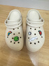 卡骆驰（CROCS）贝拉洞洞鞋沙滩鞋包头女鞋厚底拖鞋|210062 冬日白 -11S(含智必星） 37 (230mm) 38 实拍图