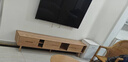 源氏木语实木电视柜现代简约橡木储物柜电视墙小户型客厅原木地柜原木色2m 实拍图