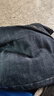 啄木鸟（TUCANO）牛仔裤男士经典商务休闲纯色时尚舒适百搭修身长裤男装 黑色A 31 实拍图