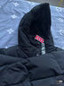 卡帕（Kappa）复古运动羽绒服情侣男女冬连帽550蓬防寒保暖棒球服 K0EZ2YY01D 实拍图
