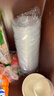 特美居（temeiju）一次性饭盒圆形透明吸塑快餐盒加厚打包盒汤碗不带盖300只装500型 实拍图