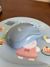 罗技（Logitech）M221 轻音鼠标 无线鼠标 办公鼠标 对称鼠标 带无线微型接收器 雾霭蓝 实拍图