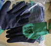 星工 浸胶劳保手套 耐磨防滑透气乳胶挂胶皮工地工作防护手套XGS-J2  12付 实拍图
