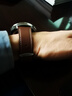 威千图适用华为手表表带真皮GT6/6pro/GT5/5pro/Watch5/4/4pro/3proGT4运动表带腕带男46/48表盘【咖色】 实拍图