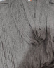 优衣库女装可机洗纽花针织连帽套头衫/25秋冬新款478871 06 铅灰色 2XL /165/100 实拍图