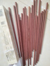 双枪红檀木筷子天然抗菌木筷 家用实木无漆无蜡筷子餐具套装10双 实拍图
