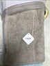 金号毛巾 纯棉洗脸巾吸水纯色加厚面巾 灰色76*34.5cm 130g 实拍图