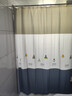 京寻浴帘加粗加厚防水窗帘优质免打孔浴室防水隔断帘 1.8*2M 实拍图