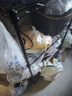 溢彩年华 厨房置物架落地储物架子货架家用阳台置物架宿舍收纳架1713BK 实拍图