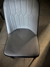 曙亮 椅子  家用 餐椅餐桌 靠背椅子 轻奢酒吧椅 皮革椅子灰咖色 实拍图