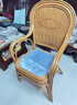 欧呈家具 天然真藤椅子老人高靠背户外休闲阳台书房客厅办公麻将桌椅腾椅 升级款加高加宽加粗（坐高50坐宽50） 实拍图