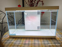 喜高超白玻璃鱼缸智能鱼缸免换水小型客厅水族箱一体式过滤氧气鱼缸 白-鱼缸+加热棒 380*210*245mm 实拍图