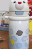 babycare小白熊儿童保温杯婴幼儿宝宝水杯幼儿园1-3岁学饮吸管杯外出水壶 赠直通吸嘴-背带款玛拉雅粉 450ml 实拍图