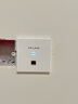 普联（TP-LINK） 千兆口无线ap+ac面板入墙壁式poe路由器86型全屋wi-fi6套装5G双频家用 2个1500M薄款面板套装 【高配版】WiFi6 实拍图