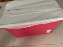 禧天龙（Citylong）塑料衣物收纳箱玩具整理箱49L 玫红色 1个装 不带轮 实拍图