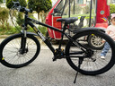 Jeep吉普山地车自行车学生成人减震碟刹通勤变速越野青少年巡航者C800 巡航者-辐条轮-骑士黑 26寸(建议身高155-180cm) 30速油碟版(铝合金) 实拍图