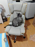 锦汐电脑椅办公椅子电竞椅家用人体工学椅老板椅主播靠背椅皮革转椅 灰色-工学椅【含乳胶坐垫】 实拍图