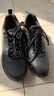 特步运动鞋男鞋跑鞋冬季皮面防水轻便减震健身休闲慢跑步鞋子男黑色 实拍图