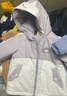 戴维贝拉（DAVE＆BELLA）童装防水保暖宝宝棉袄男童儿童棉服女童外套冬季棉衣冬装夹棉衣服 迷雾紫DB4237680-A 90 cm（建议身高80-90cm） 实拍图