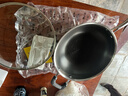 炊大皇 炒锅 304不锈钢炒菜锅平底不粘炒锅34cm  可立可视盖不挑灶 实拍图